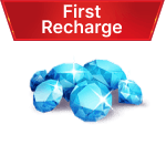 500 Diamonds (250+250) first recharge!