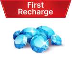 500 Diamond (250+250) first recharge!